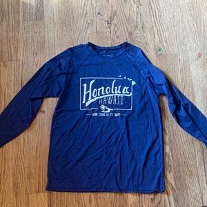 Blue Honolulu Hawaii Men's Shirt